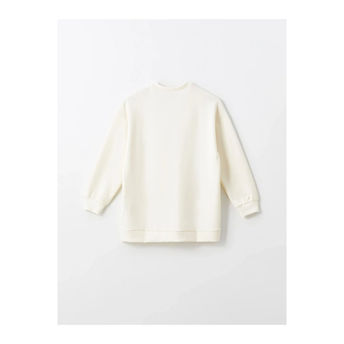 Bisiklet Yaka Baskılı Kadın Tunik