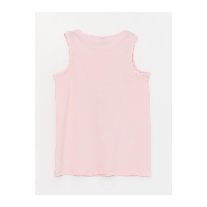 Bisiklet Yaka Baskılı Kız Çocuk Atlet