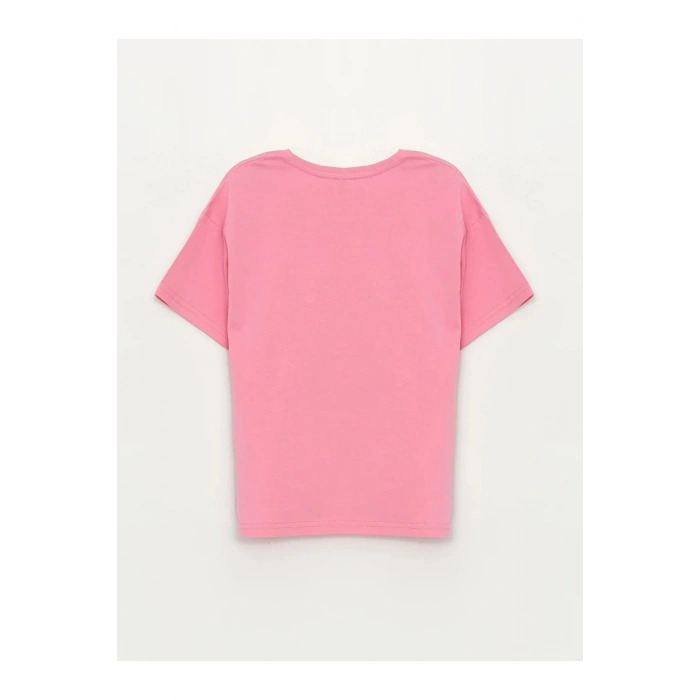 Bisiklet Yaka Çift Yönlü Payetli Erkek Çocuk Tişört