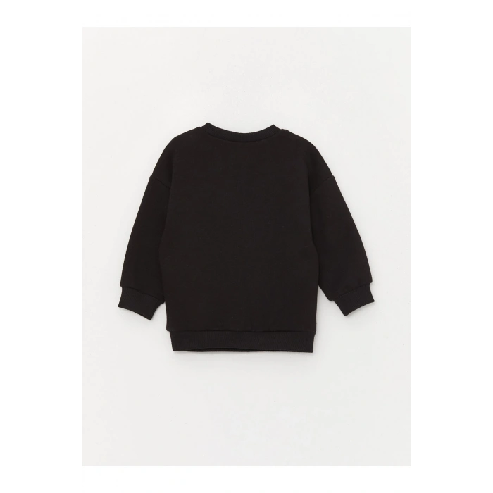 Bisiklet Yaka Erkek Bebek Sweatshirt ve Eşofman Alt 2li