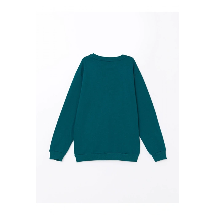 Bisiklet Yaka Erkek Çocuk Sweatshirt