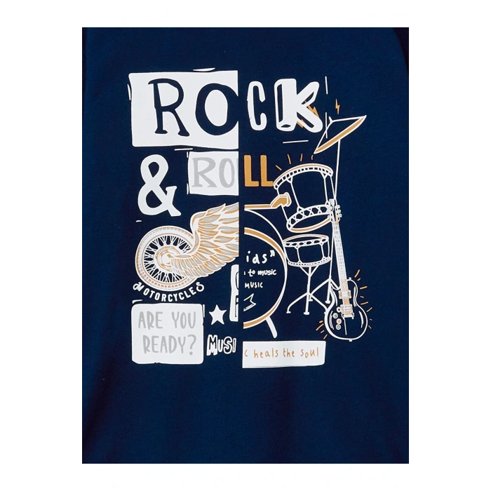 Bisiklet Yaka Erkek Çocuk Sweatshirt