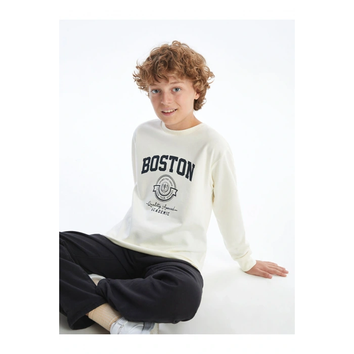 Bisiklet Yaka Erkek Çocuk Tişört