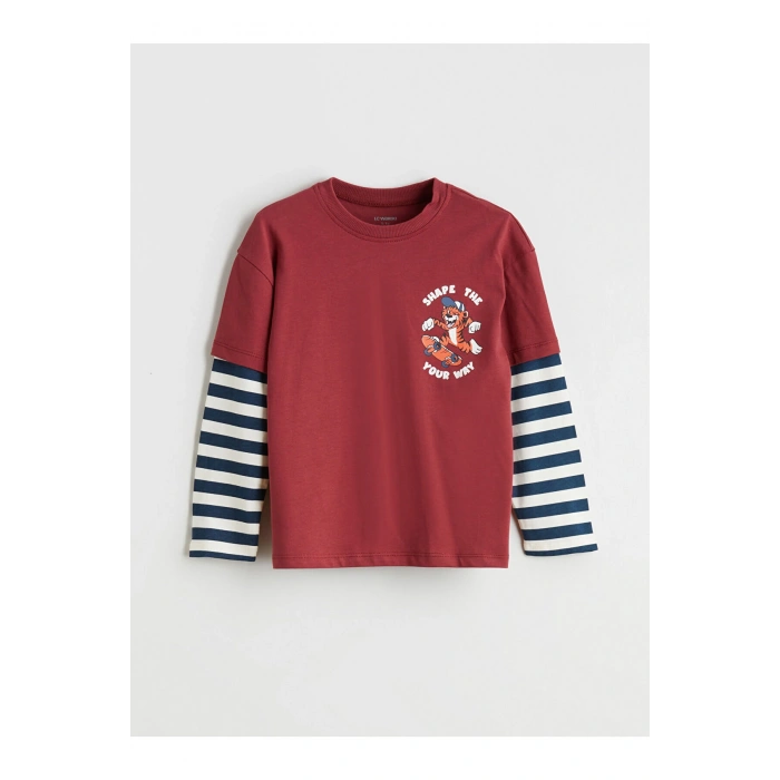 Bisiklet Yaka Erkek Çocuk Tişört