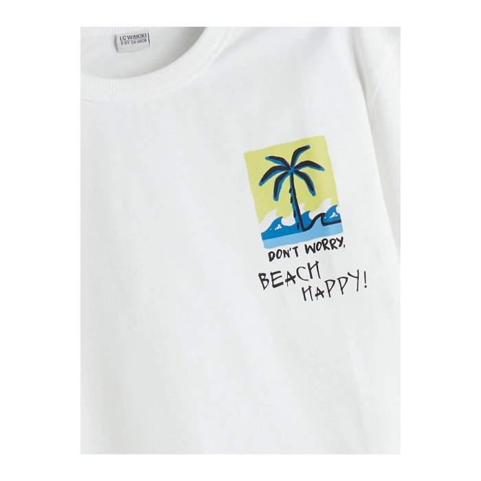 Bisiklet Yaka Erkek Çocuk Tişört 3lü