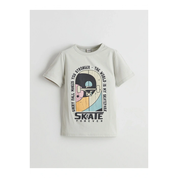 Bisiklet Yaka Erkek Çocuk Tişört ve Şort