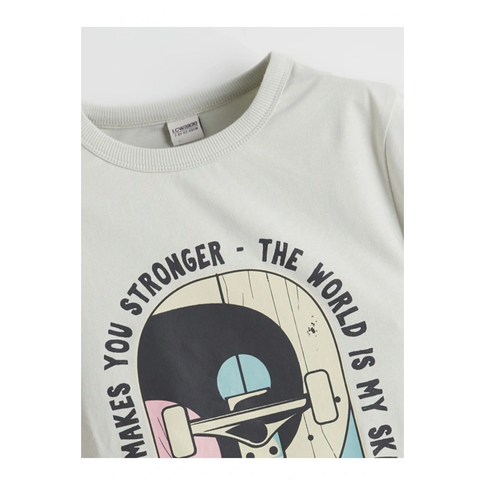 Bisiklet Yaka Erkek Çocuk Tişört ve Şort