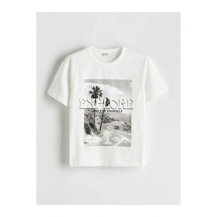 Bisiklet Yaka Erkek Çocuk Tişört ve Şort