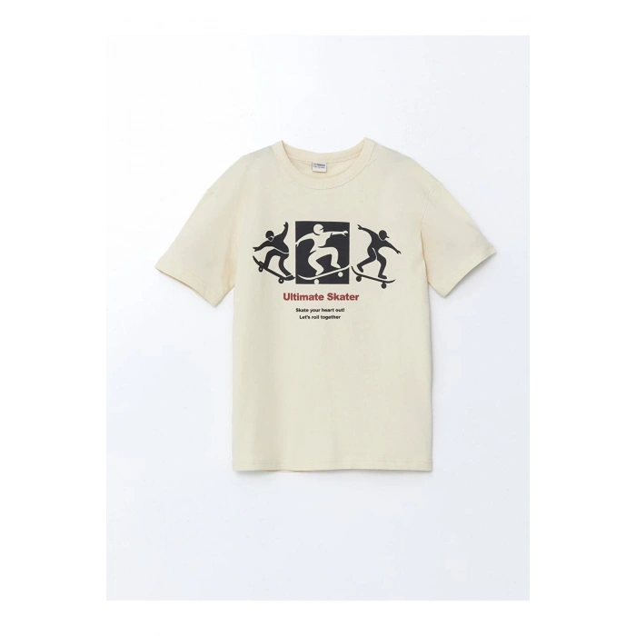 Bisiklet Yaka Erkek Çocuk Tişört Ve Şort (S5)