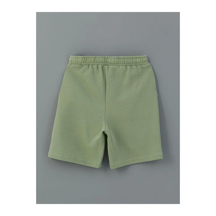 Bisiklet Yaka Erkek Çocuk Tişört Ve Şort (S5)