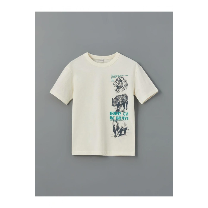 Bisiklet Yaka Erkek Çocuk Tişört Ve Şort (S5)