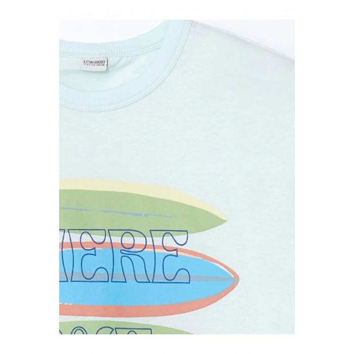 Bisiklet Yaka Erkek Çocuk Tişört ve Şort (S5)