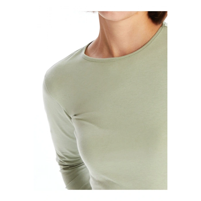 Bisiklet Yaka Kadın Body