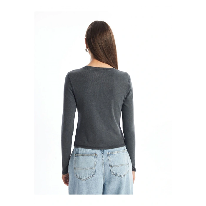 Bisiklet Yaka Kadin Body - W43344Z8