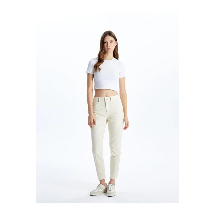 Bisiklet Yaka Kadın Crop (S5)