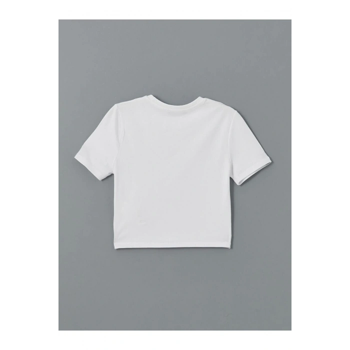 Bisiklet Yaka Kadın Crop (S5)