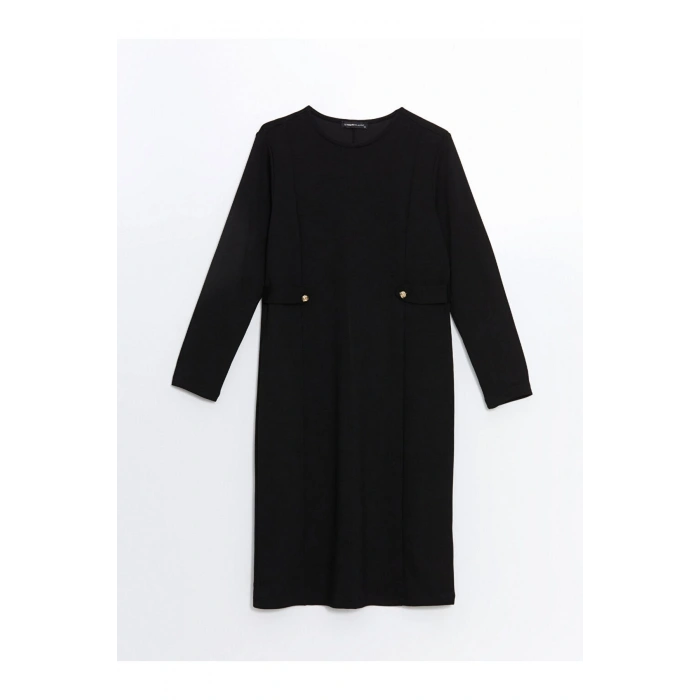 Bisiklet Yaka Kadın Elbise