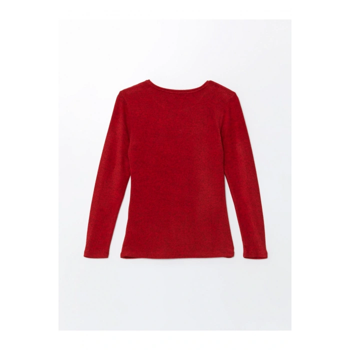 Bisiklet Yaka Kadın Tişört