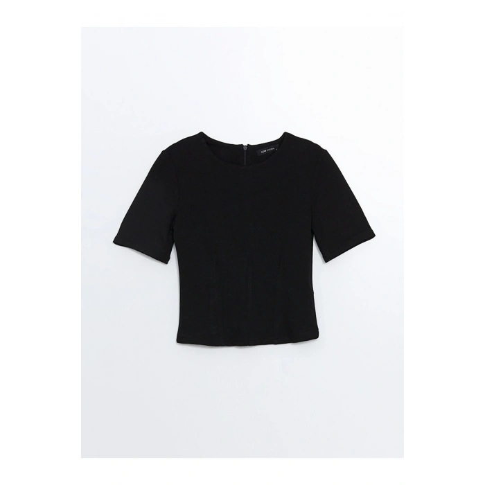 Bisiklet Yaka Kadın Tişört