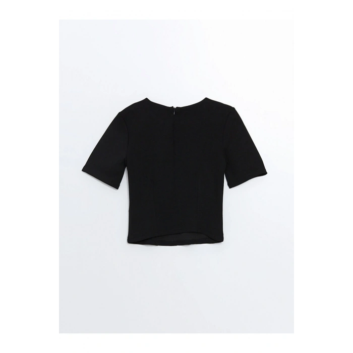 Bisiklet Yaka Kadın Tişört