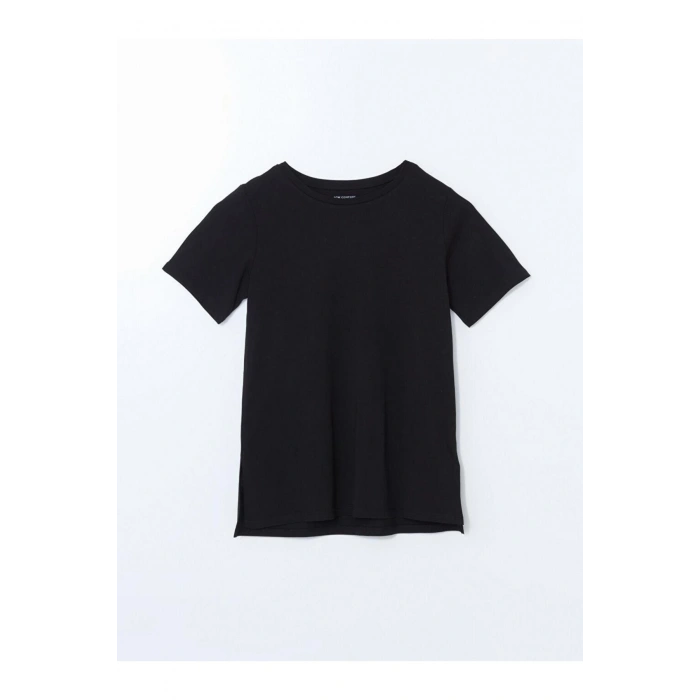 Bisiklet Yaka Kadın Tişört (S5)