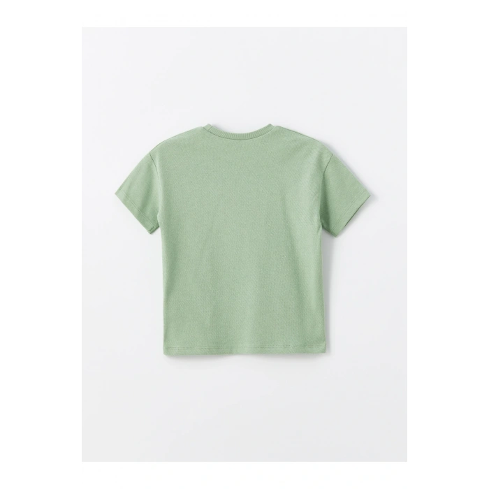 Bisiklet Yaka Kısa Kollu Basic Erkek Bebek Tişört