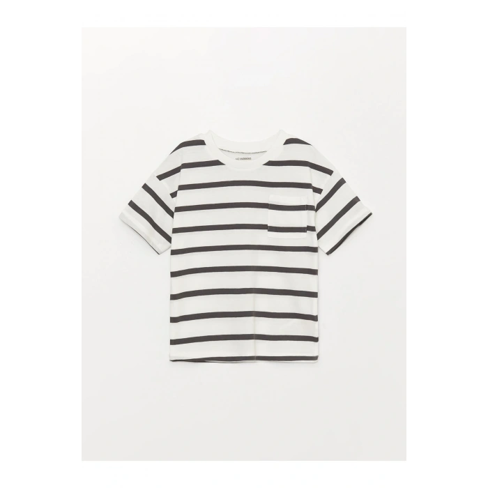 Bisiklet Yaka Kısa Kollu Baskılı Erkek Bebek Tişört Ve Pantolon 3lü Takım