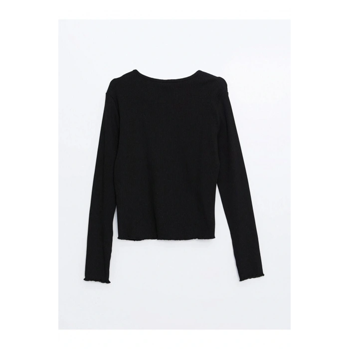 Bisiklet Yaka Kız Çocuk Tişört