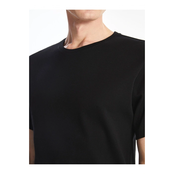 Bisiklet Yaka Penye Erkek Tişört (S5)