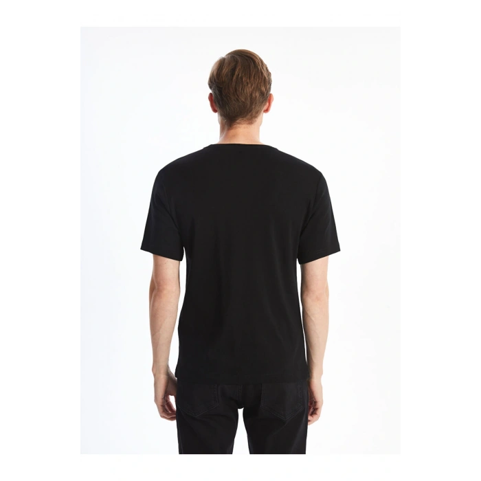 Bisiklet Yaka Penye Erkek Tişört (S5)