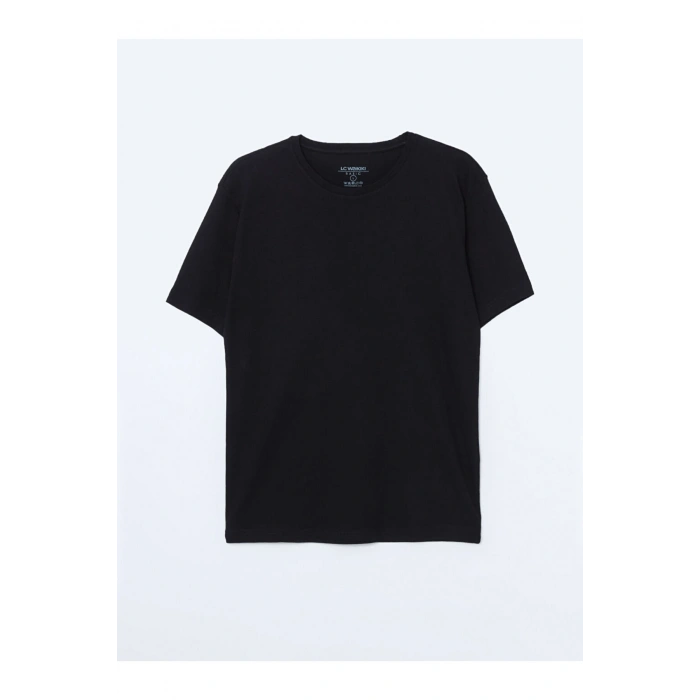 Bisiklet Yaka Penye Erkek Tişört (S5)