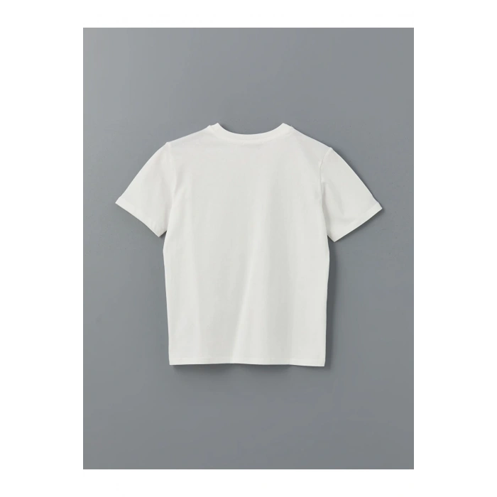 Bisiklet Yaka Tasli Kadin Tisort - S5KG61Z8