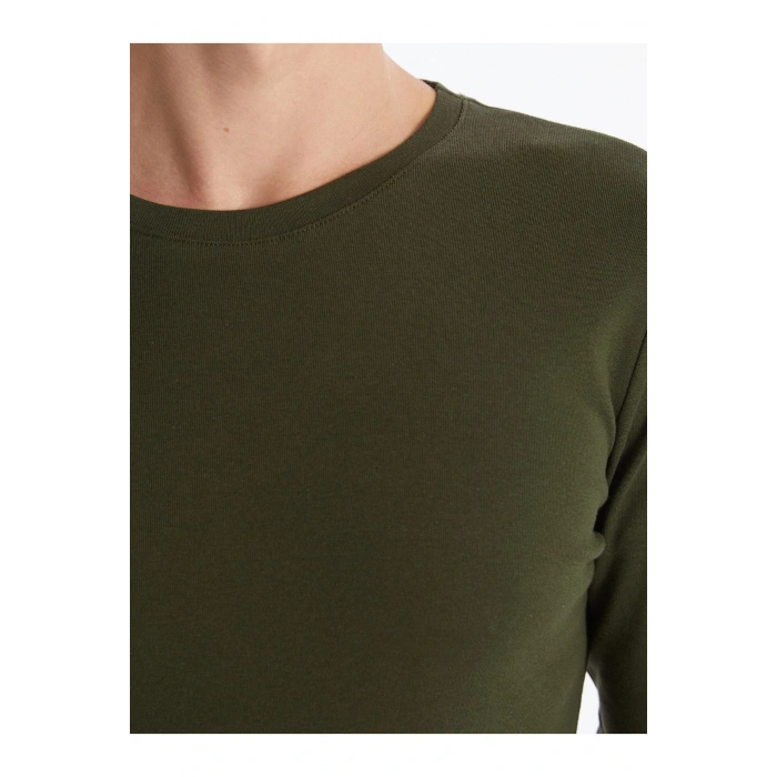 Bisiklet Yaka Uzun Kollu Erkek Tişört