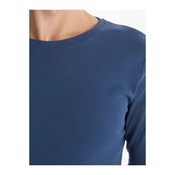 Bisiklet Yaka Uzun Kollu Erkek Tişört