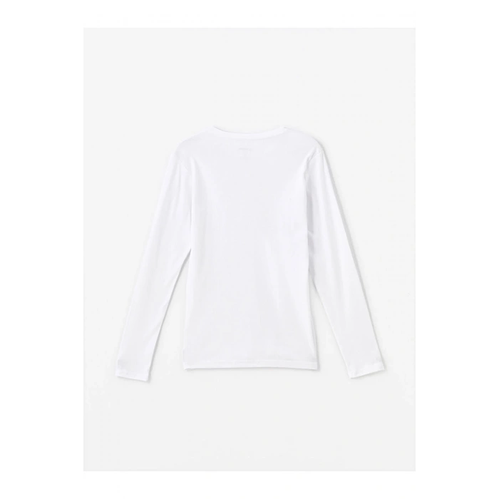 Bisiklet Yaka Uzun Kollu Erkek Tişört