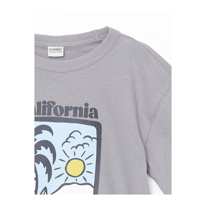 California Baskılı Erkek Çocuk Tişört 2li Takım