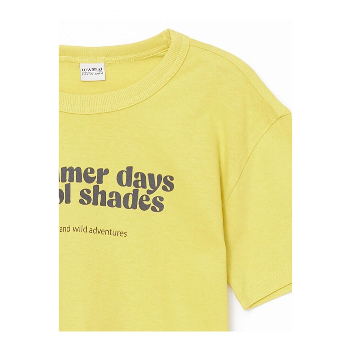 California Baskılı Erkek Çocuk Tişört 2li Takım