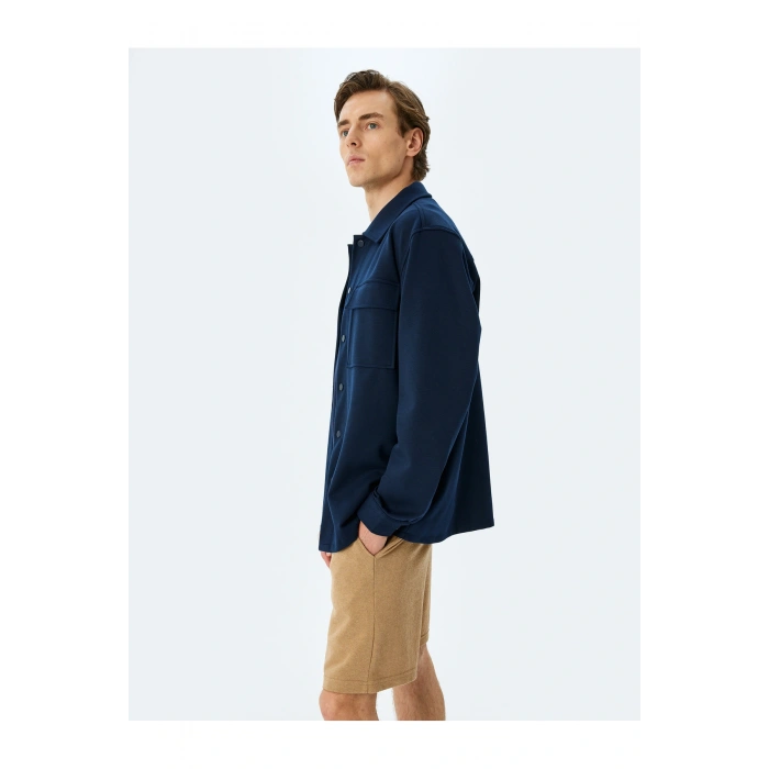 Cep Detaylı Mini Beli Bağcıklı Şort