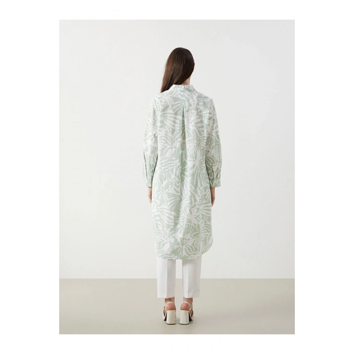 Çiçekli Kadın Gömlek Tunik