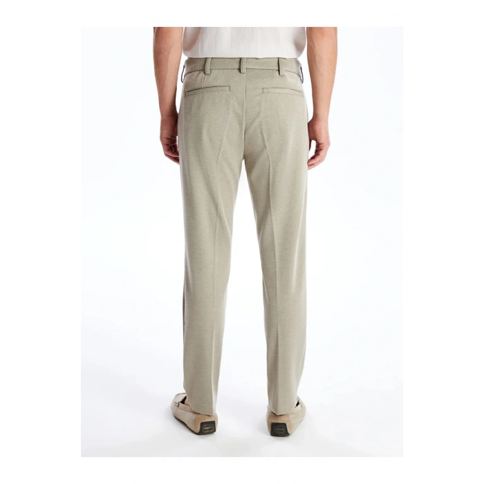 Classic Bej Slim Fit Erkek Pantolon