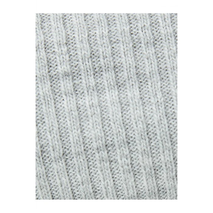 Crop Kazak Triko Yarım Balıkçı Yaka Ribanalı