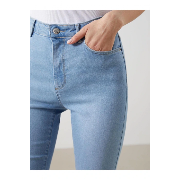Dar Fit Kadın Jean Kapri (S5)