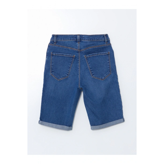 Dar Fit Kadın Jean Şort