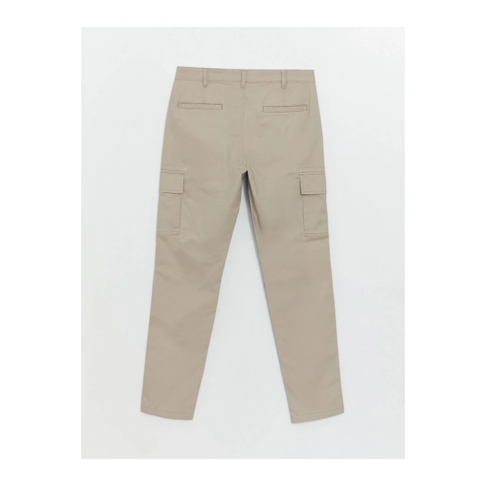 Dar Kalıp Gabardin Erkek Chino Pantolon