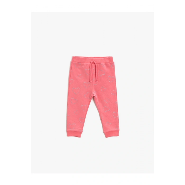 Desenli Eşofman Altı Pamuklu