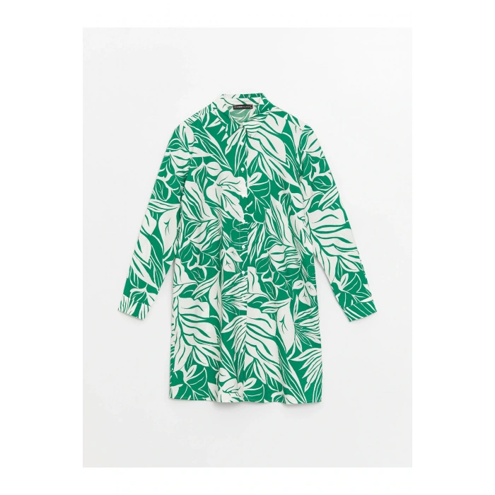 Desenli Kadın Gömlek Tunik