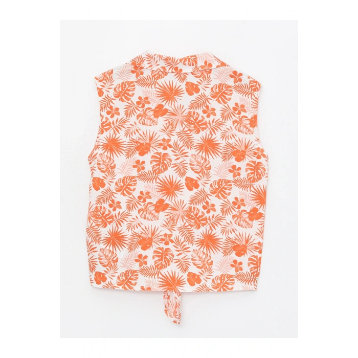 Desenli Kız Çocuk Gömlek