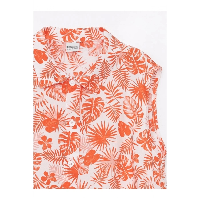 Desenli Kız Çocuk Gömlek