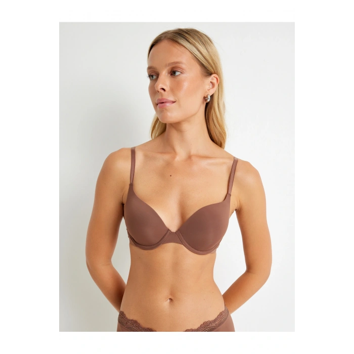 Desteksiz Balenli Sütyen Dolgusuz Basic