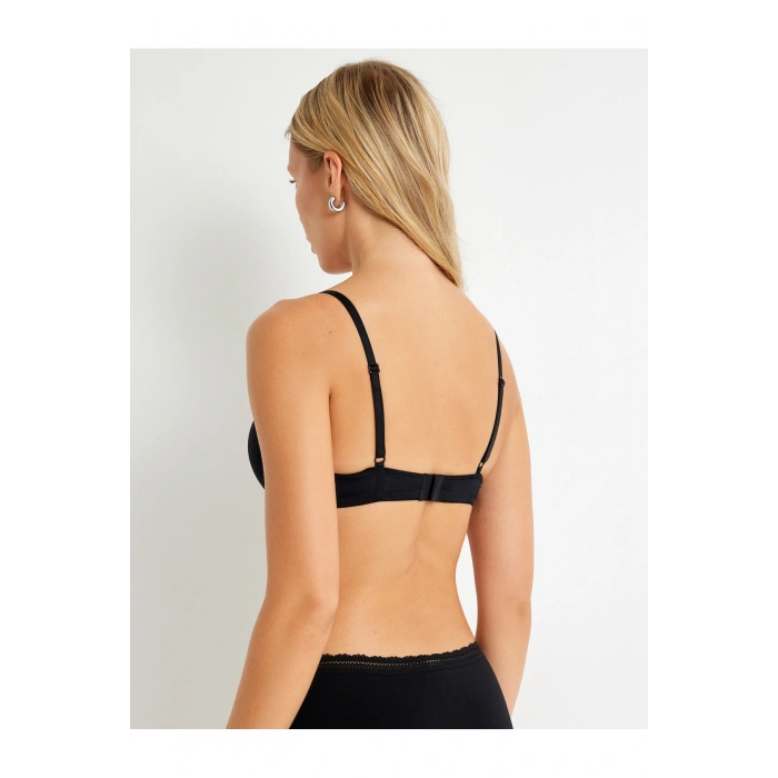 Desteksiz Balenli Sütyen Dolgusuz Basic